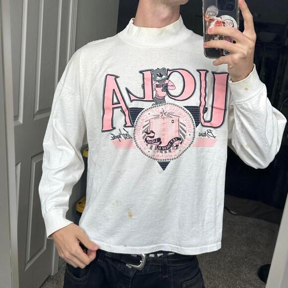 Vintage 80s thrashed ucla bruins longsleeve - Picture 1 of 8